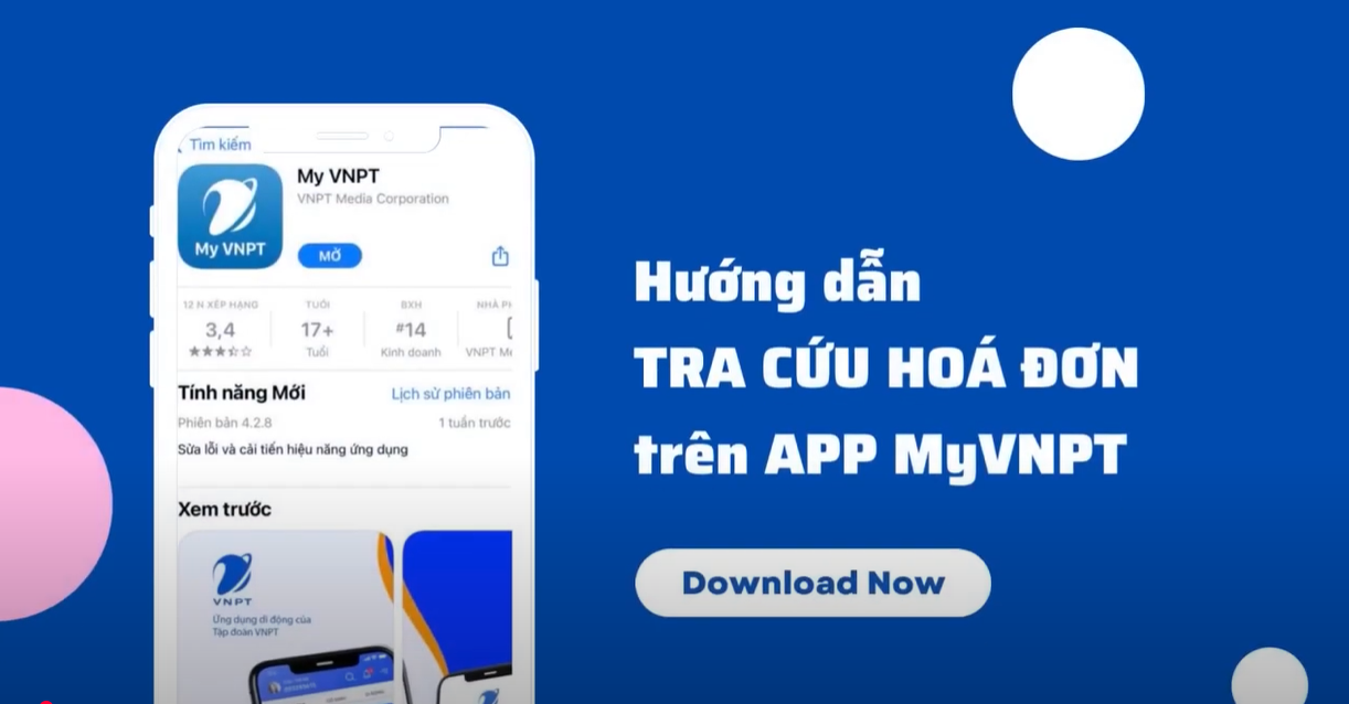 Hướng dẫn tra cứu hóa đơn tren app MyVNPT